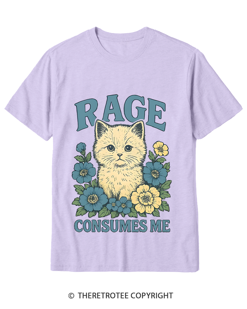 TheRetroTee Cat Meme 1970s Cotton T-Shirt