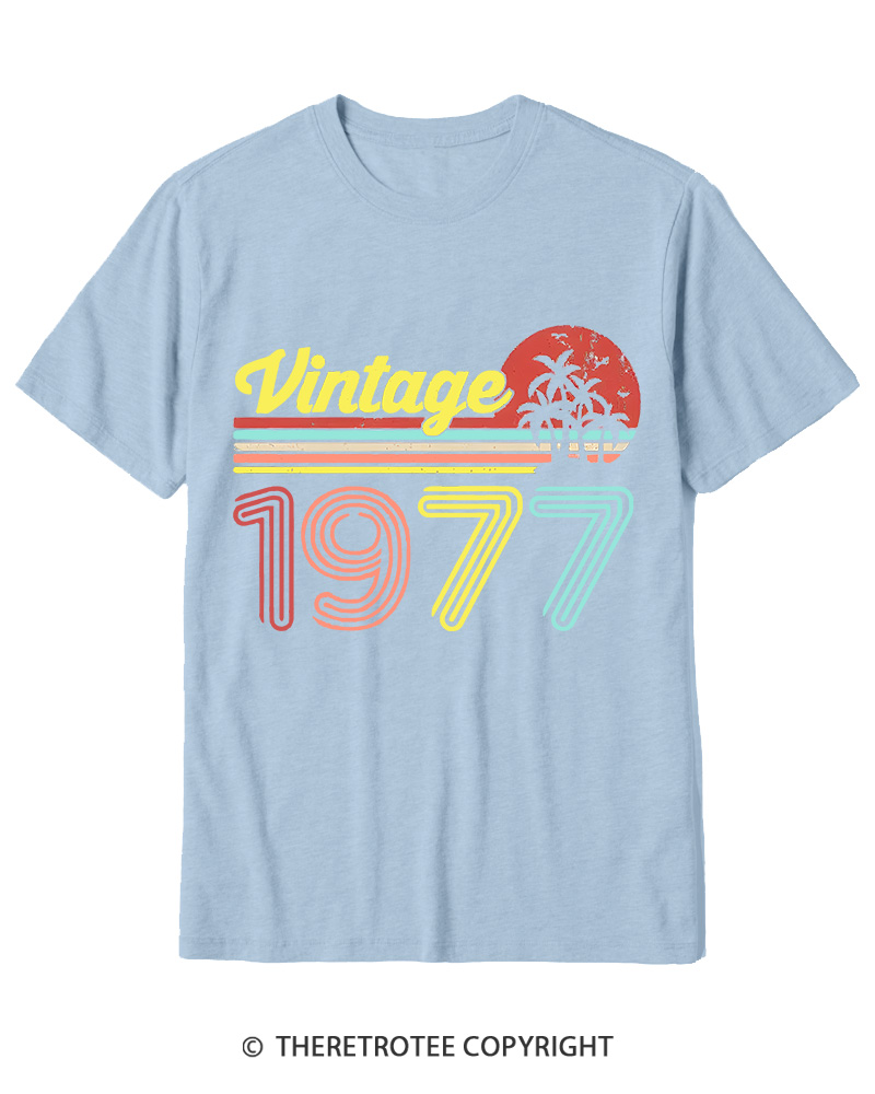 TheRetroTee 1977 Vintage Cotton T-Shirt