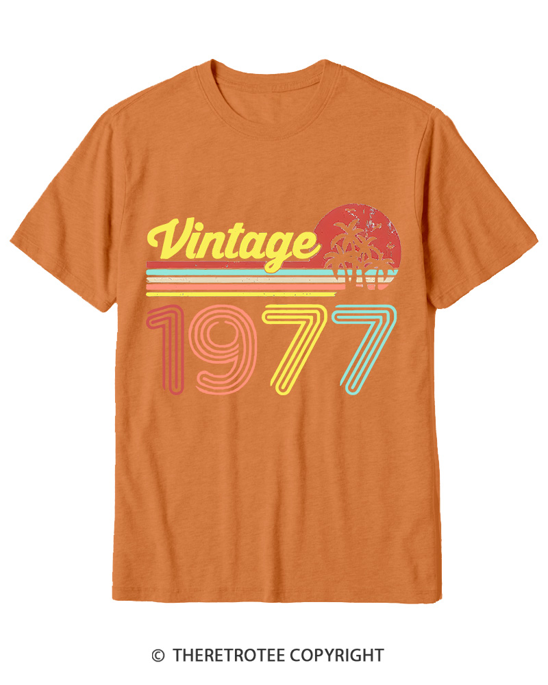 TheRetroTee 1977 Vintage Cotton T-Shirt