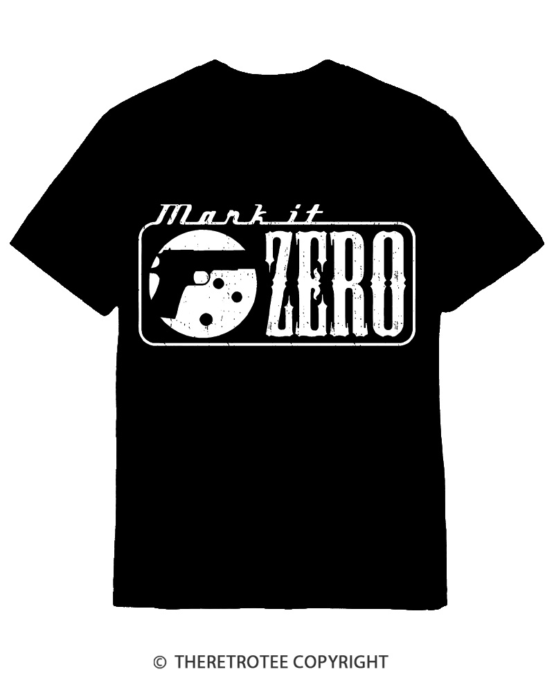 TheRetroTee Mark It Zero 1990s Cotton T-Shirt