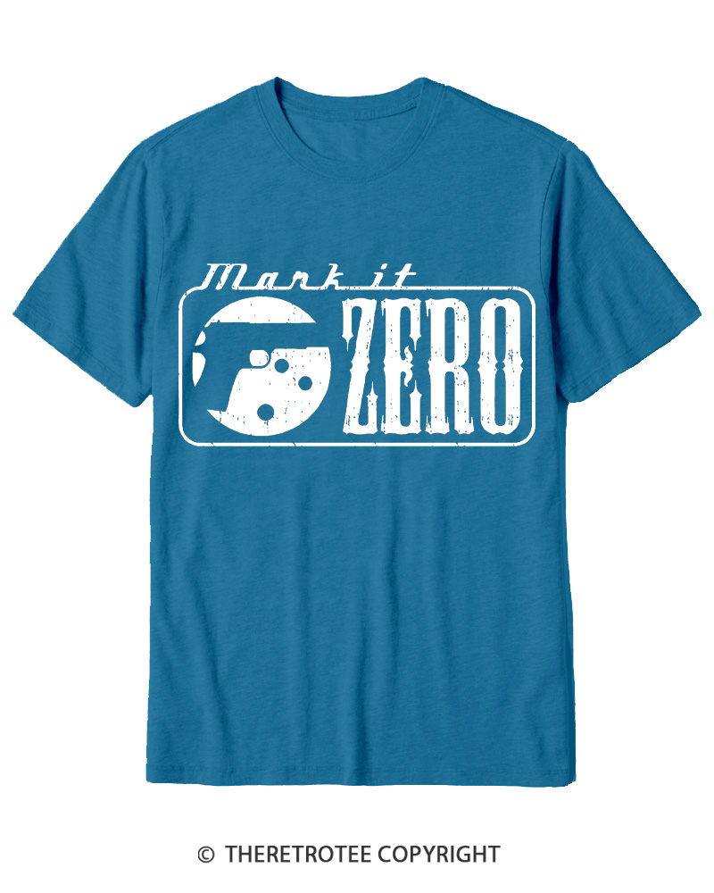 TheRetroTee Mark It Zero 1990s Cotton T-Shirt