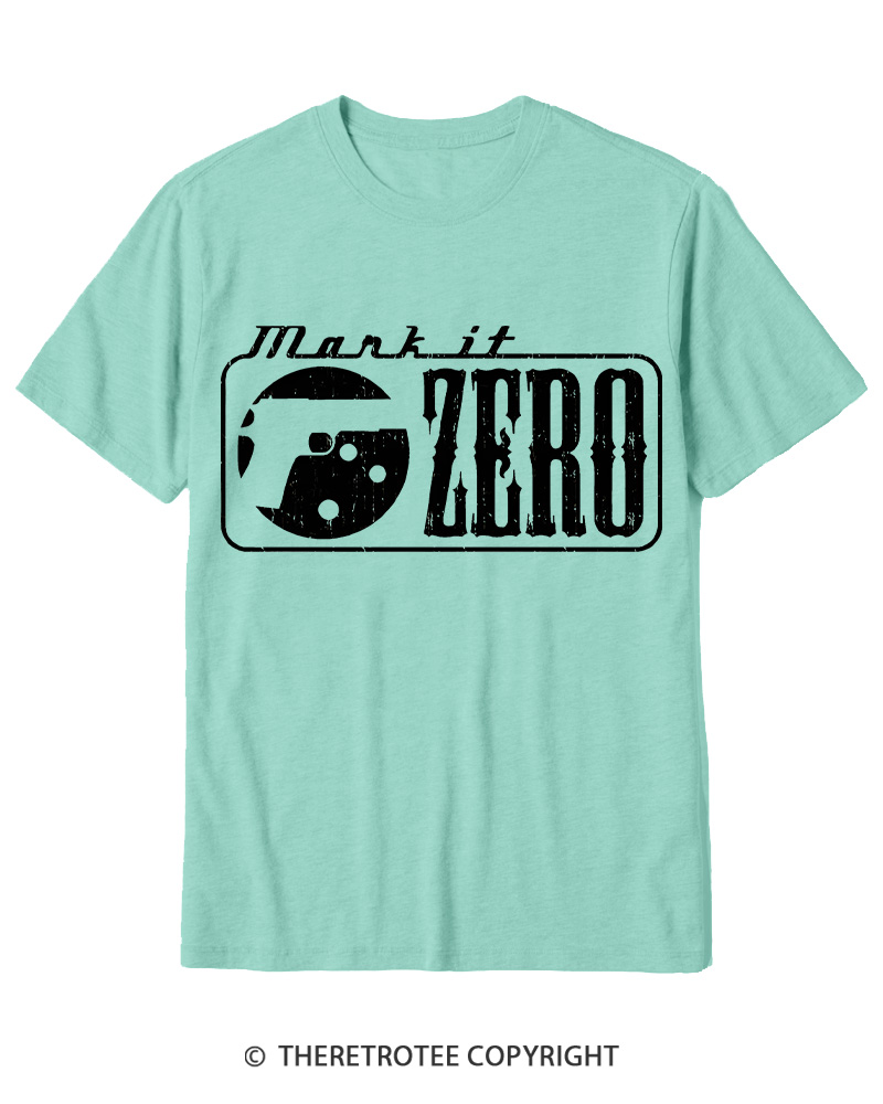 TheRetroTee Mark It Zero 1990s Cotton T-Shirt