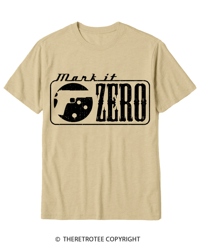 TheRetroTee Mark It Zero 1990s Cotton T-Shirt