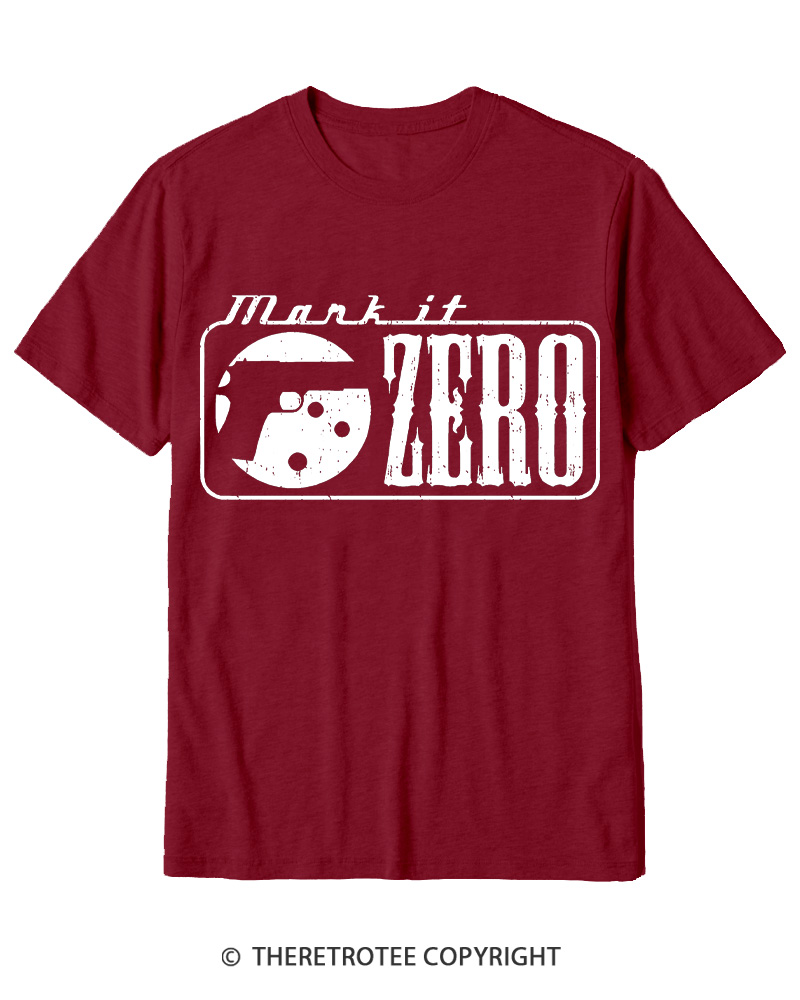 TheRetroTee Mark It Zero 1990s Cotton T-Shirt