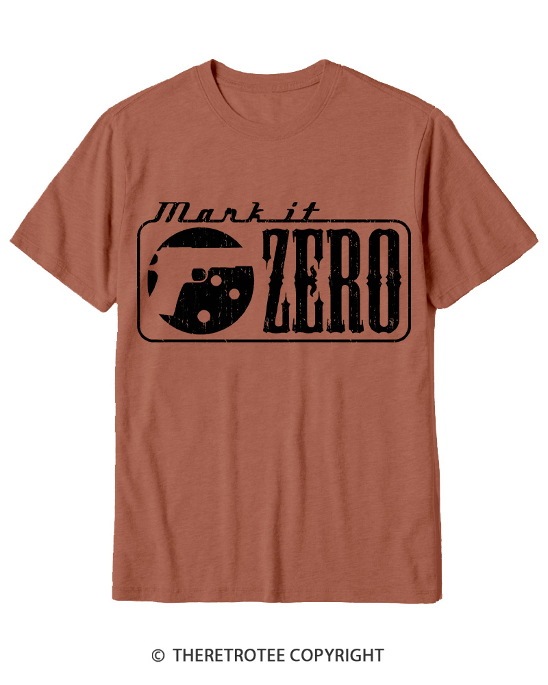 TheRetroTee Mark It Zero 1990s Cotton T-Shirt