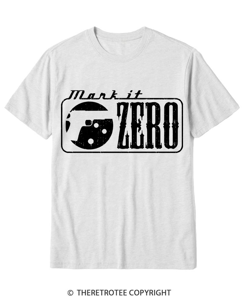 TheRetroTee Mark It Zero 1990s Cotton T-Shirt