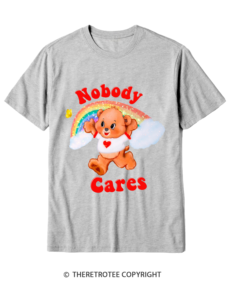 TheRetroTee Nobody Cares 1970s Cotton T-Shirt