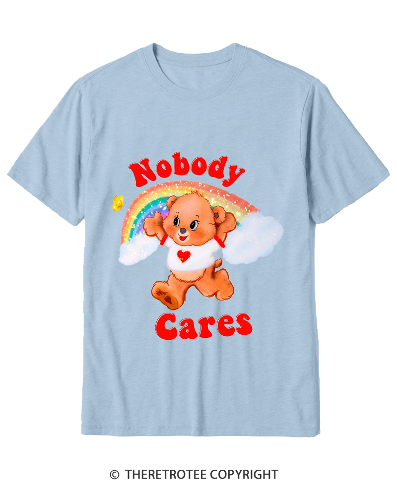 TheRetroTee Nobody Cares 1970s Cotton T-Shirt