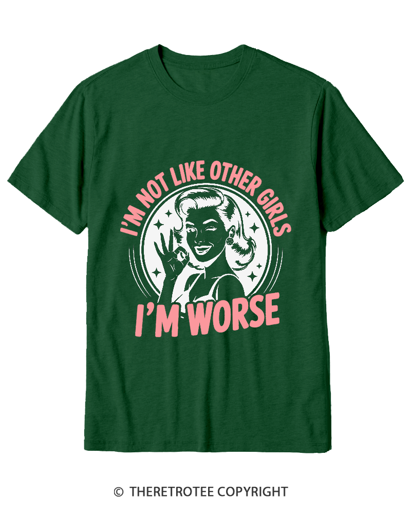 TheRetroTee I’m Not Like Other Girls 1950s Cotton T-Shirt