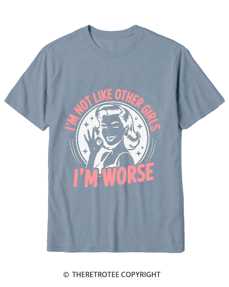 TheRetroTee I’m Not Like Other Girls 1950s Cotton T-Shirt