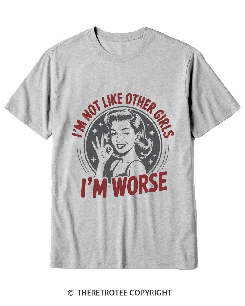 TheRetroTee I’m Not Like Other Girls 1950s Cotton T-Shirt