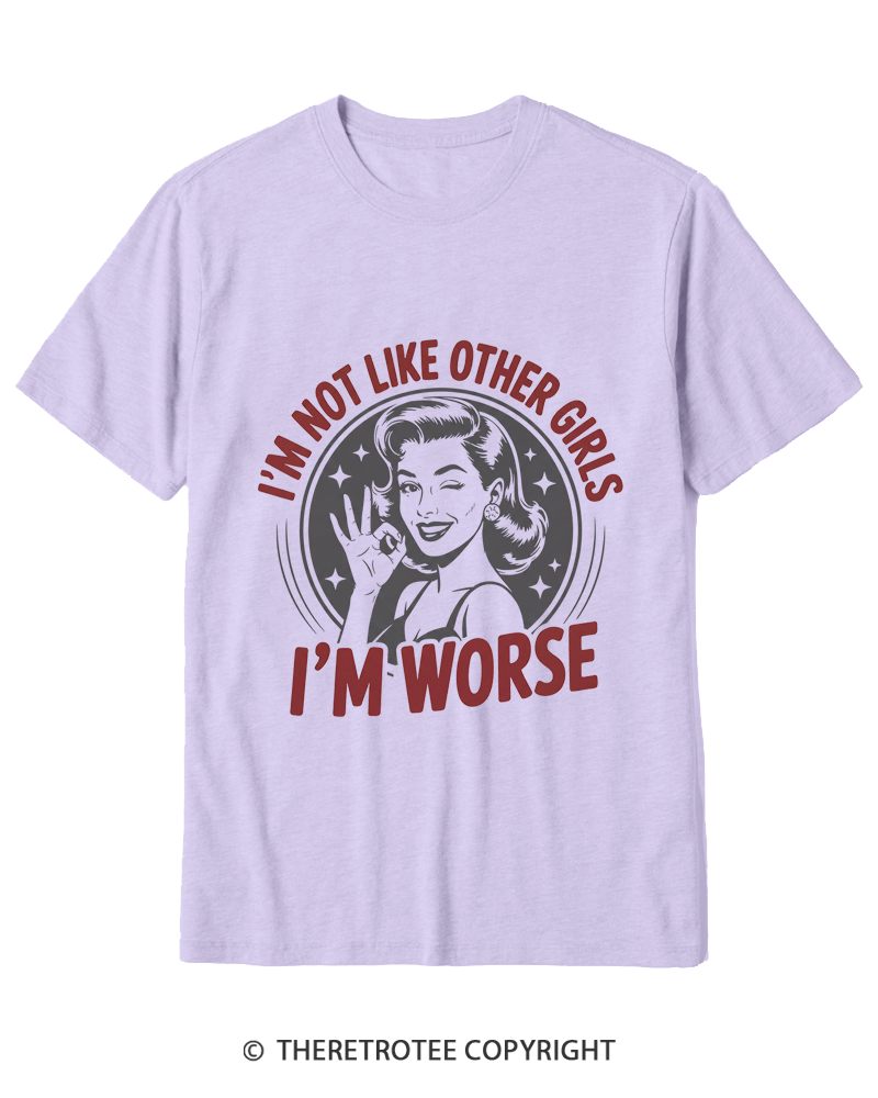 TheRetroTee I’m Not Like Other Girls 1950s Cotton T-Shirt