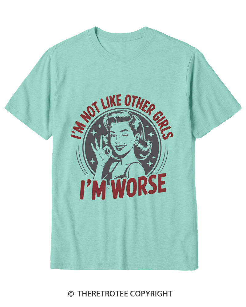 TheRetroTee I’m Not Like Other Girls 1950s Cotton T-Shirt