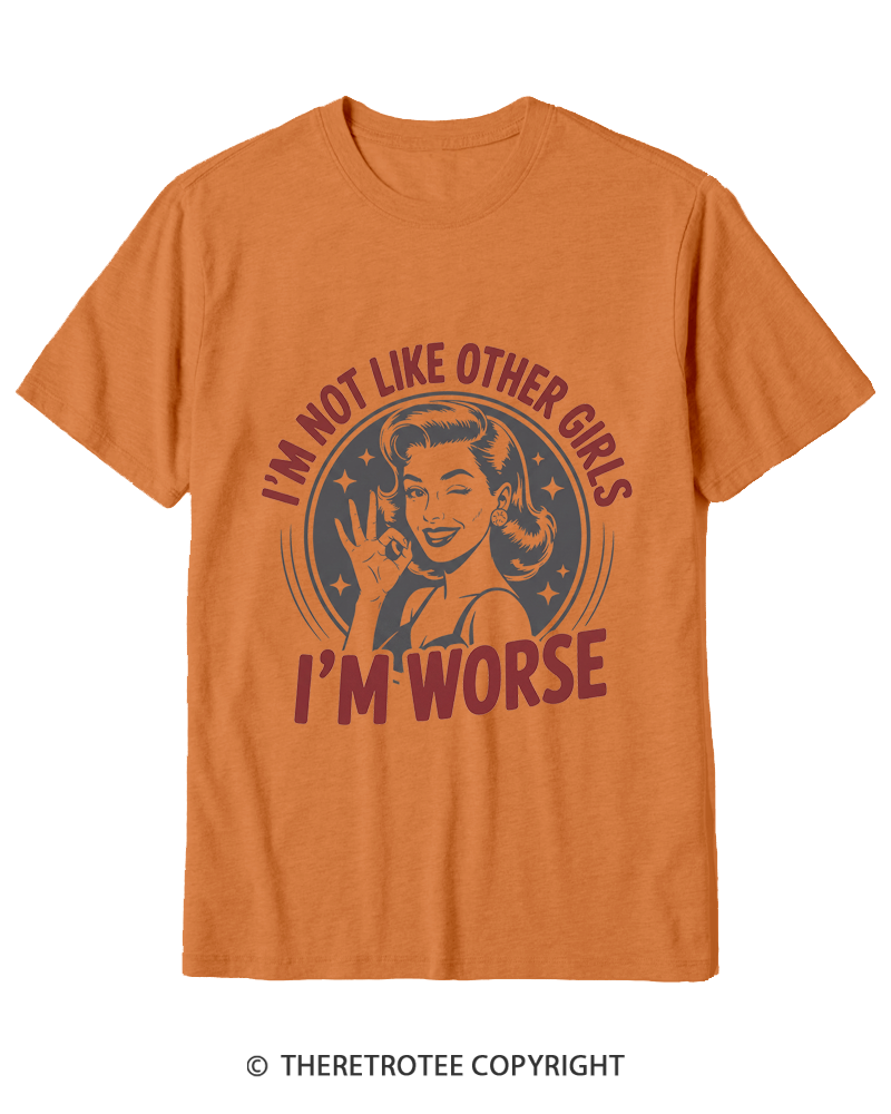 TheRetroTee I’m Not Like Other Girls 1950s Cotton T-Shirt