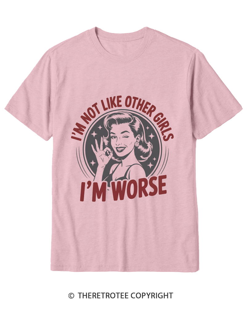 TheRetroTee I’m Not Like Other Girls 1950s Cotton T-Shirt