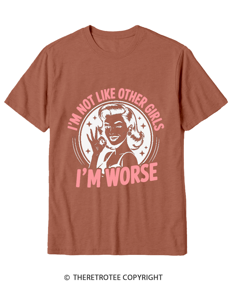 TheRetroTee I’m Not Like Other Girls 1950s Cotton T-Shirt