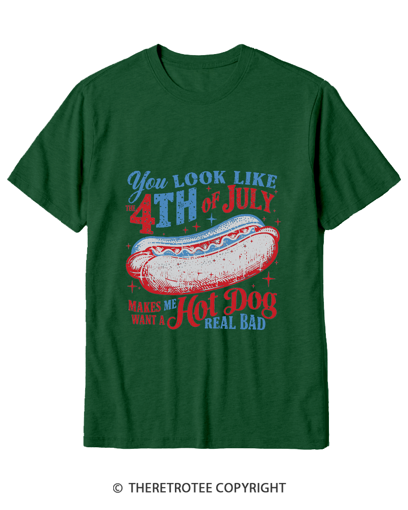 TheRetroTee You Look Like The 4th Of July Cotton T-Shirt