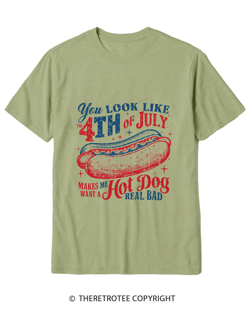 TheRetroTee You Look Like The 4th Of July Cotton T-Shirt