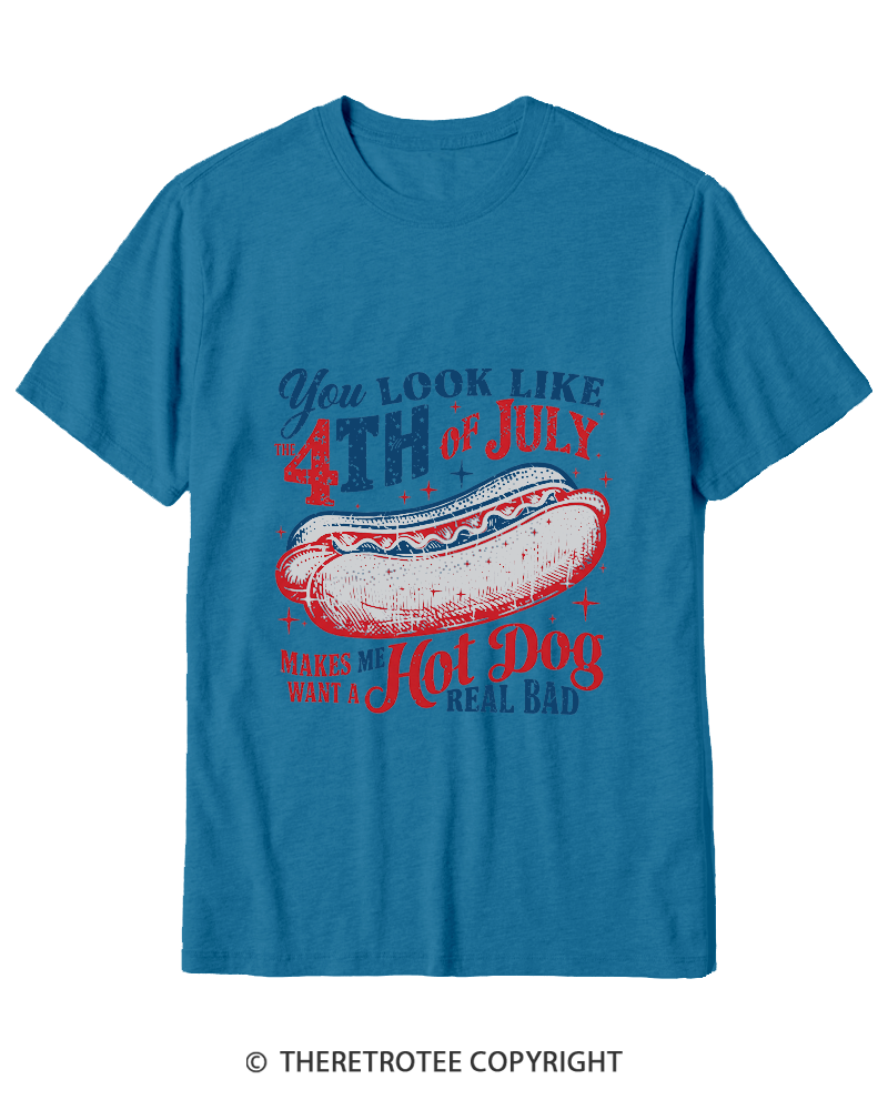 TheRetroTee You Look Like The 4th Of July Cotton T-Shirt
