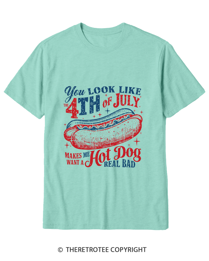 TheRetroTee You Look Like The 4th Of July Cotton T-Shirt