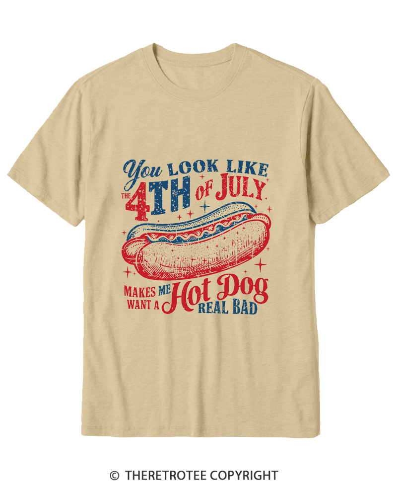 TheRetroTee You Look Like The 4th Of July Cotton T-Shirt