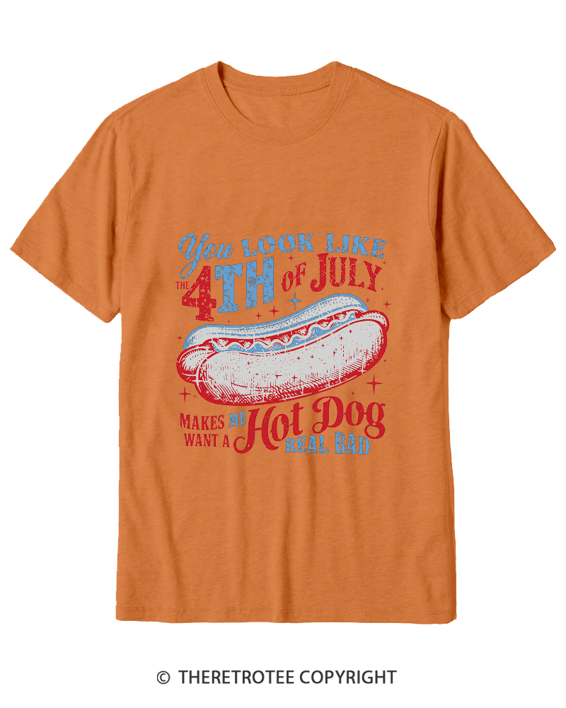 TheRetroTee You Look Like The 4th Of July Cotton T-Shirt