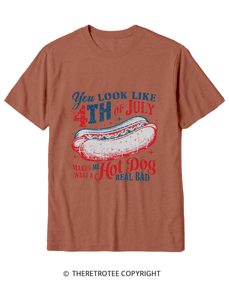 TheRetroTee You Look Like The 4th Of July Cotton T-Shirt