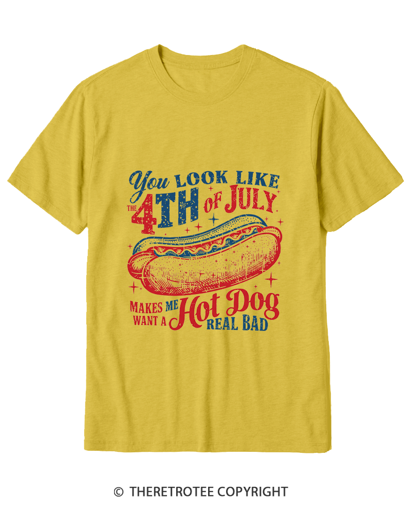 TheRetroTee You Look Like The 4th Of July Cotton T-Shirt