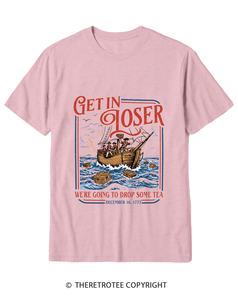 TheRetroTee Boston Tea Party Cotton T-Shirt