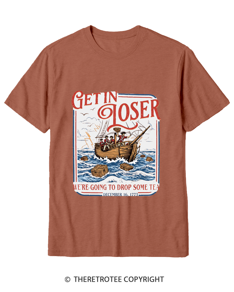 TheRetroTee Boston Tea Party Cotton T-Shirt