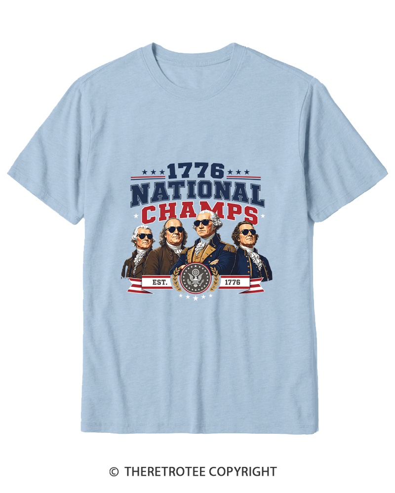TheRetroTee Funny Founding Fathers 1776 Cotton T-Shirt