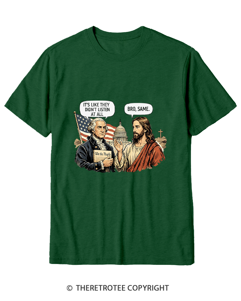 TheRetroTee TheRetroTeeIt’s Like They Didn’T Listen At All Cotton T-Shirt