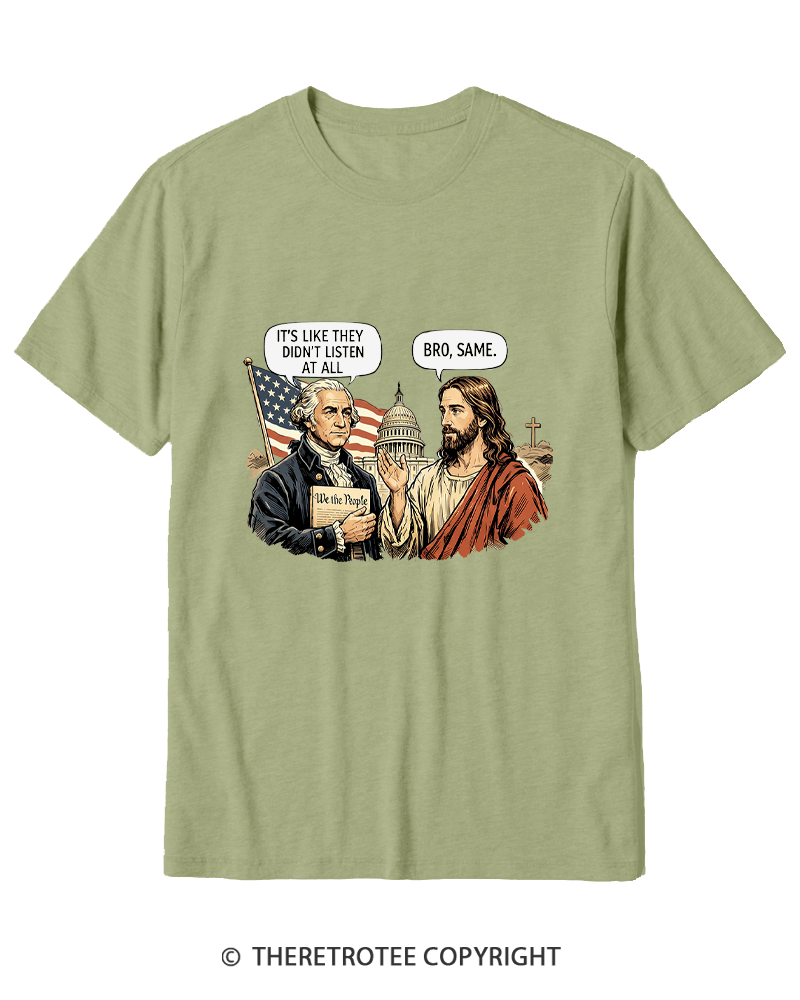 TheRetroTee TheRetroTeeIt’s Like They Didn’T Listen At All Cotton T-Shirt