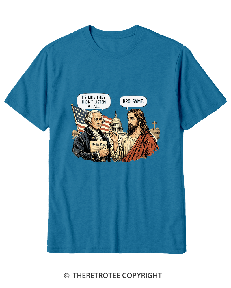 TheRetroTee TheRetroTeeIt’s Like They Didn’T Listen At All Cotton T-Shirt