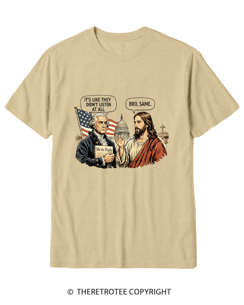 TheRetroTee TheRetroTeeIt’s Like They Didn’T Listen At All Cotton T-Shirt