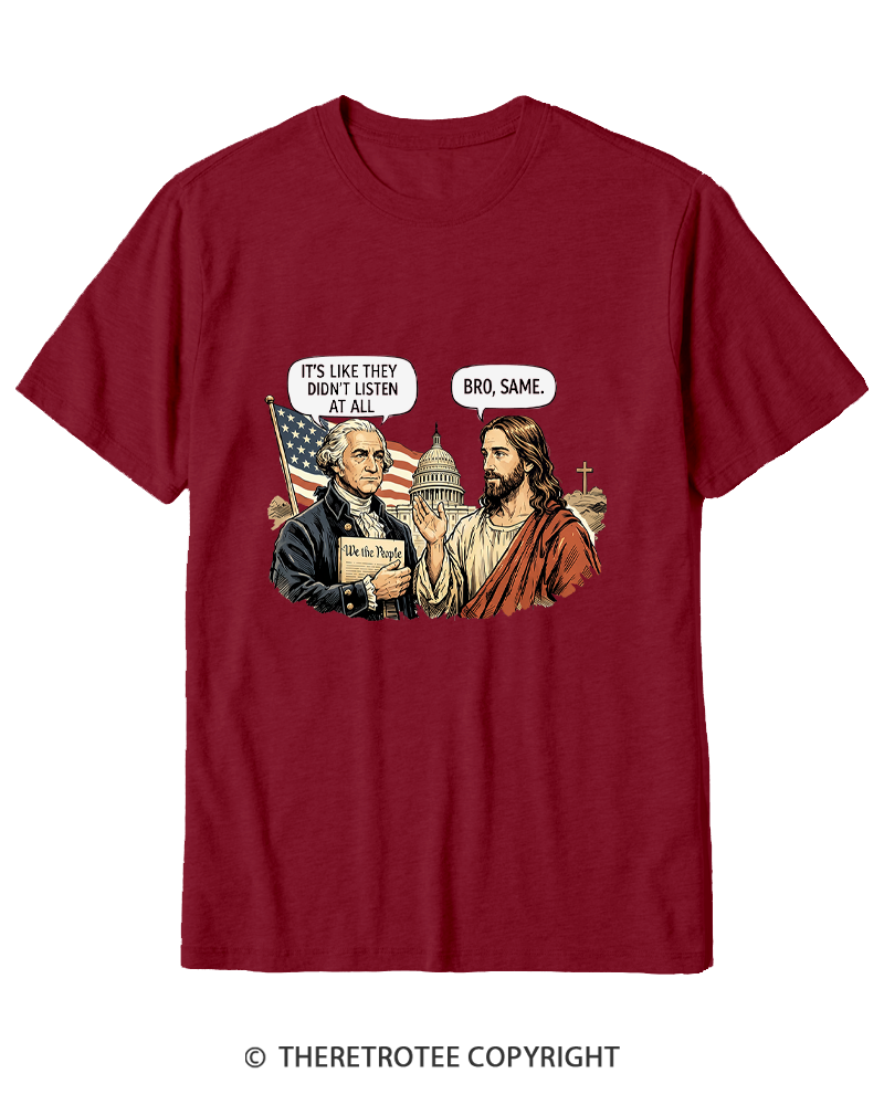 TheRetroTee TheRetroTeeIt’s Like They Didn’T Listen At All Cotton T-Shirt