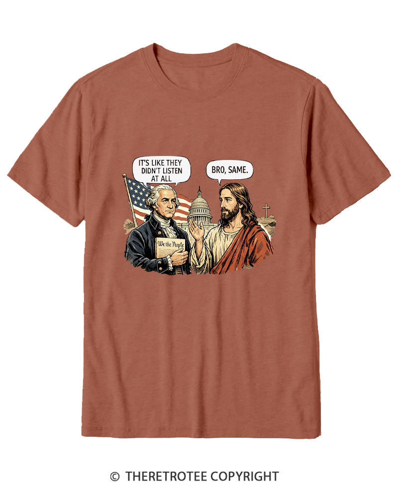 TheRetroTee TheRetroTeeIt’s Like They Didn’T Listen At All Cotton T-Shirt