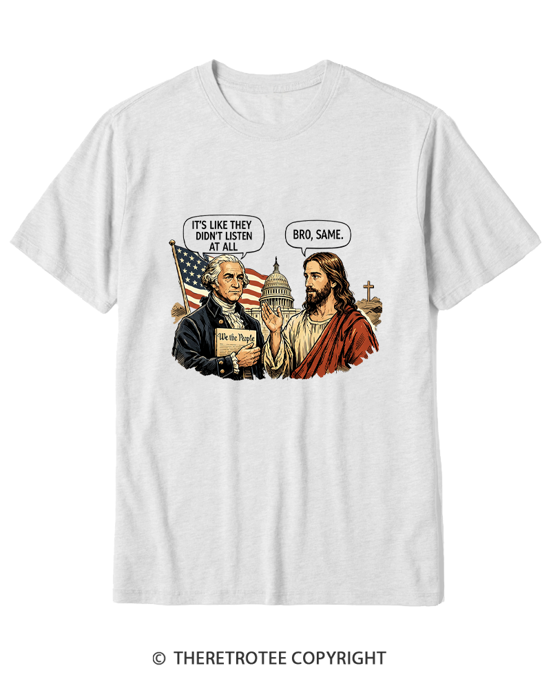TheRetroTee TheRetroTeeIt’s Like They Didn’T Listen At All Cotton T-Shirt