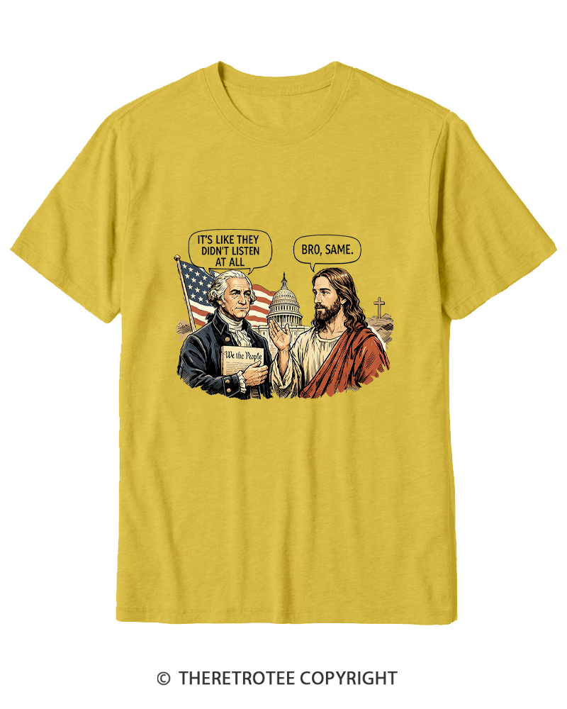 TheRetroTee TheRetroTeeIt’s Like They Didn’T Listen At All Cotton T-Shirt
