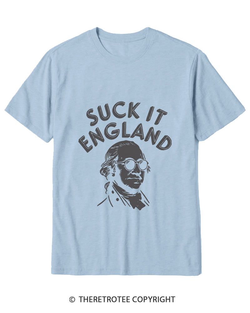 TheRetroTee Suck It, England Cotton T-Shirt