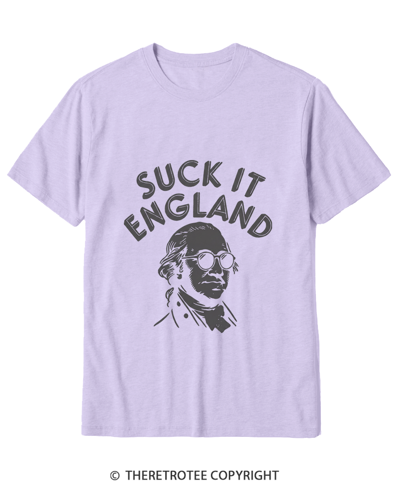 TheRetroTee Suck It, England Cotton T-Shirt