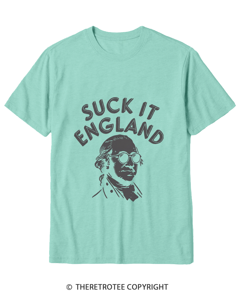TheRetroTee Suck It, England Cotton T-Shirt