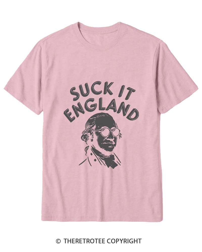 TheRetroTee Suck It, England Cotton T-Shirt
