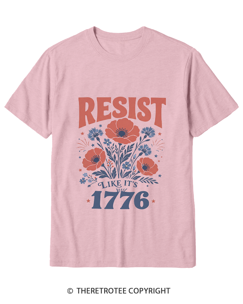 TheRetroTee Resist Like It's 1776 Cotton T-Shirt