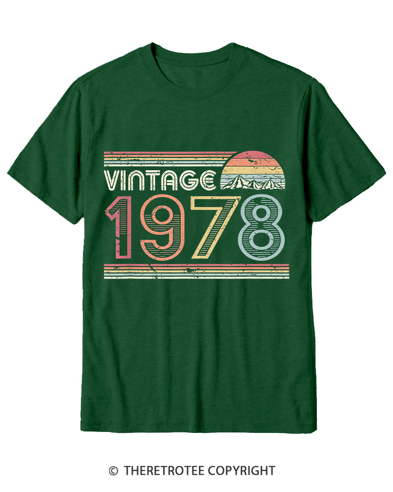 TheRetroTee 1978 Vintage Cotton T-Shirt
