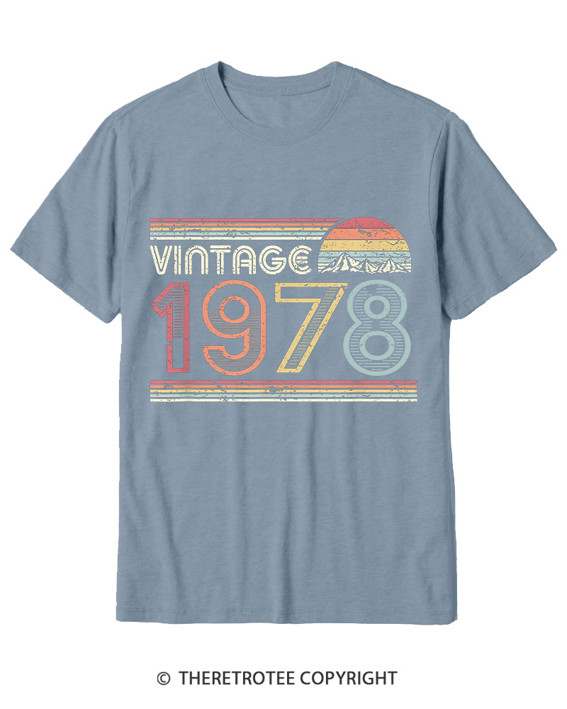 TheRetroTee 1978 Vintage Cotton T-Shirt