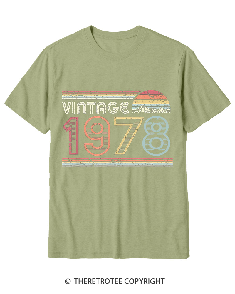 TheRetroTee 1978 Vintage Cotton T-Shirt