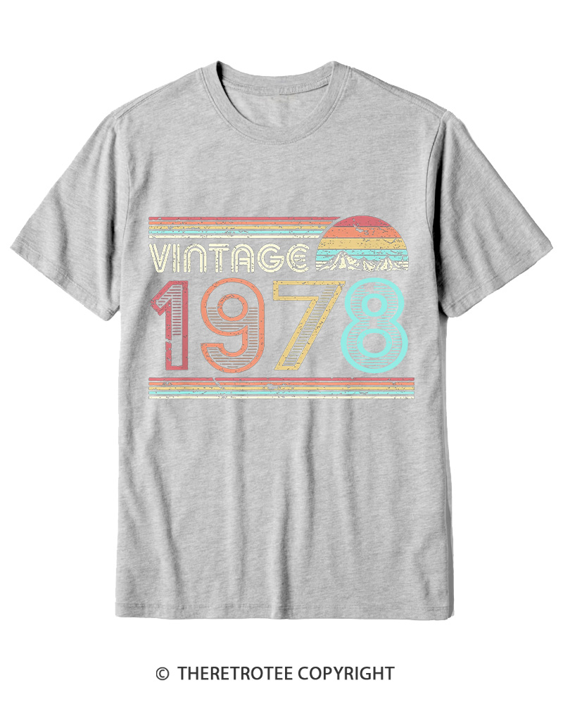 TheRetroTee 1978 Vintage Cotton T-Shirt