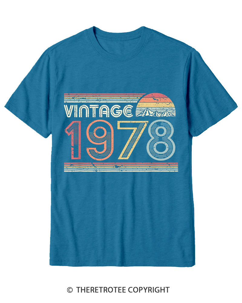 TheRetroTee 1978 Vintage Cotton T-Shirt