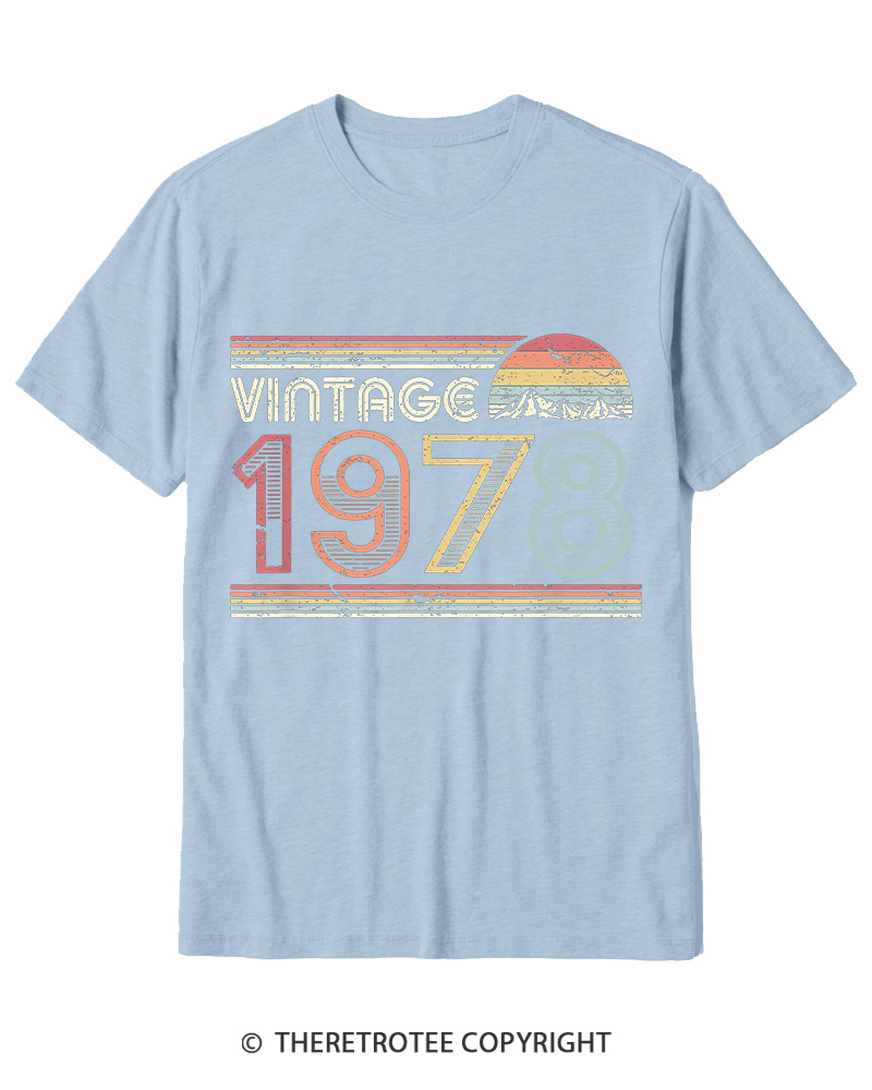 TheRetroTee 1978 Vintage Cotton T-Shirt